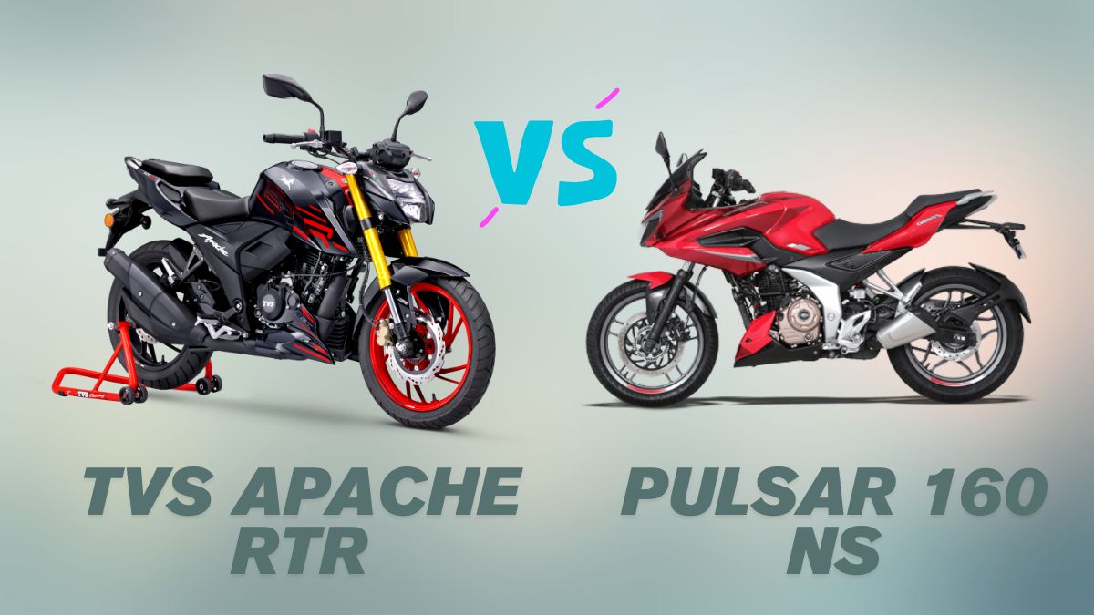 TVS Apache RTR 160 vs Pulsar 160 NS Detailed Comparison