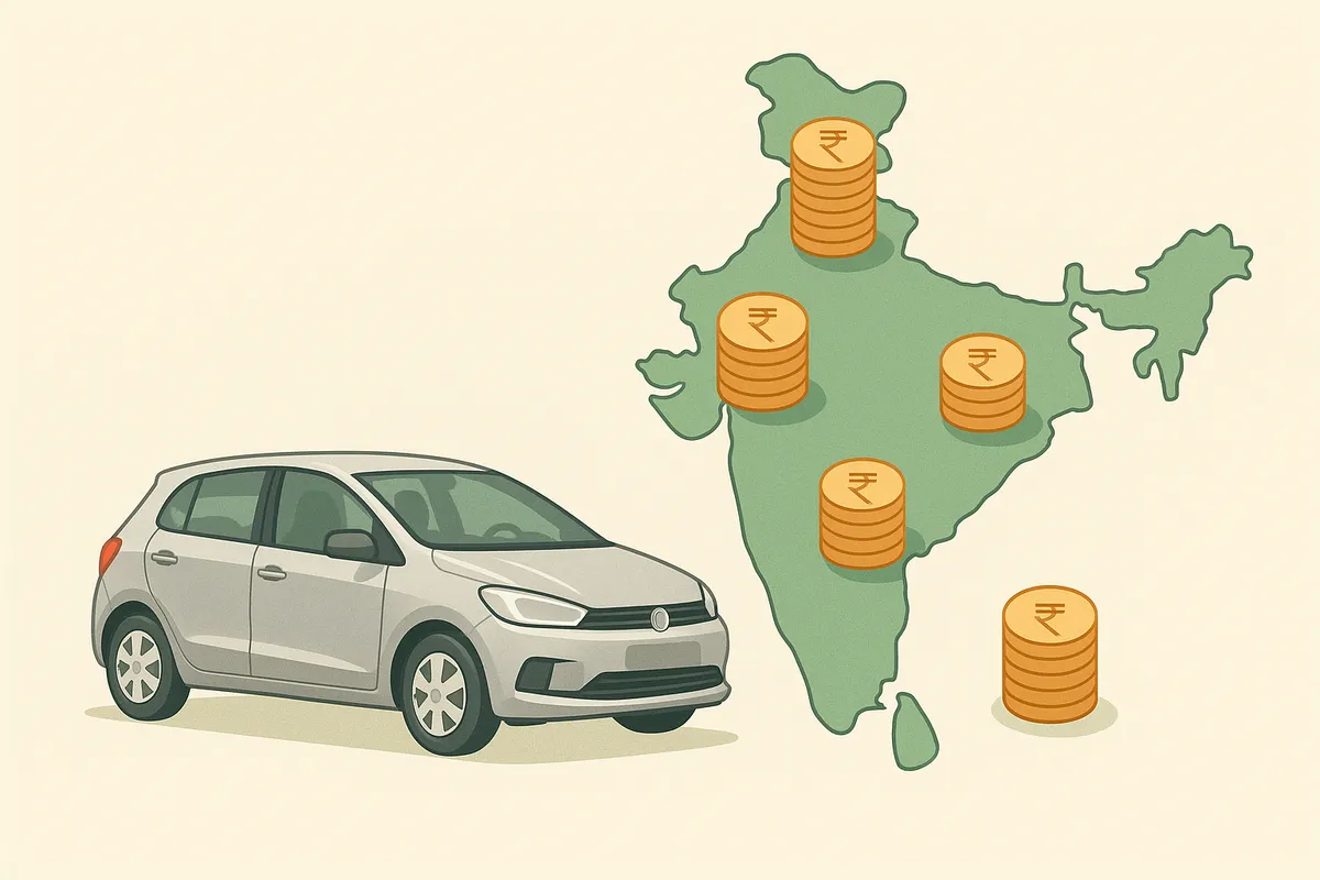Road Tax by State in India: Where the Same Car Costs ₹1 Lakh More
